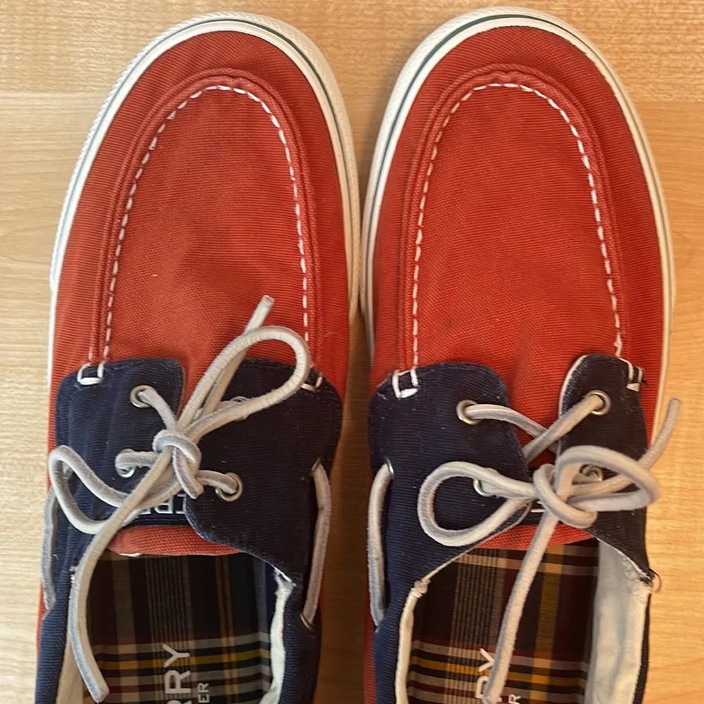 Sperry Top-Sider Bahama II Two Tone Canvas Boat Shoes- New